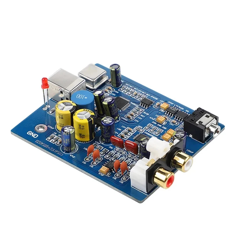 Usb Sound Card - Плата USB-декодера YJ00130 ES9028K2M+SA9023: Модуль аудиодекодирования