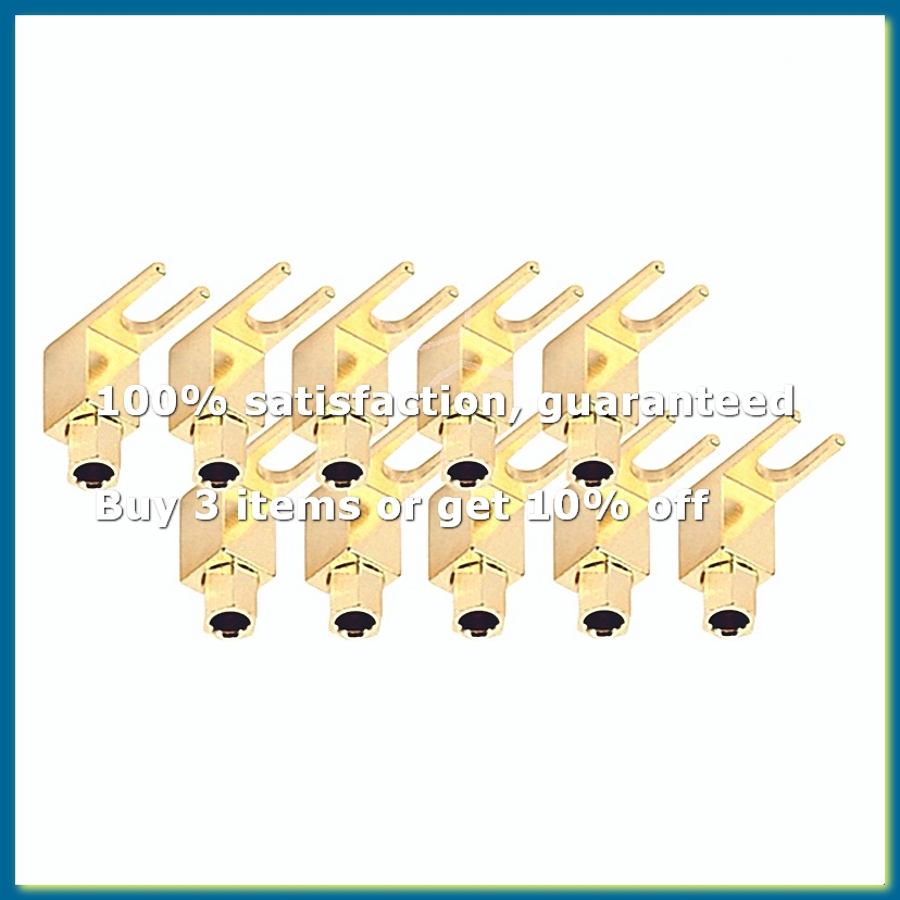 Banana Plug - 10 шт. позолоченных банановых разъемов для