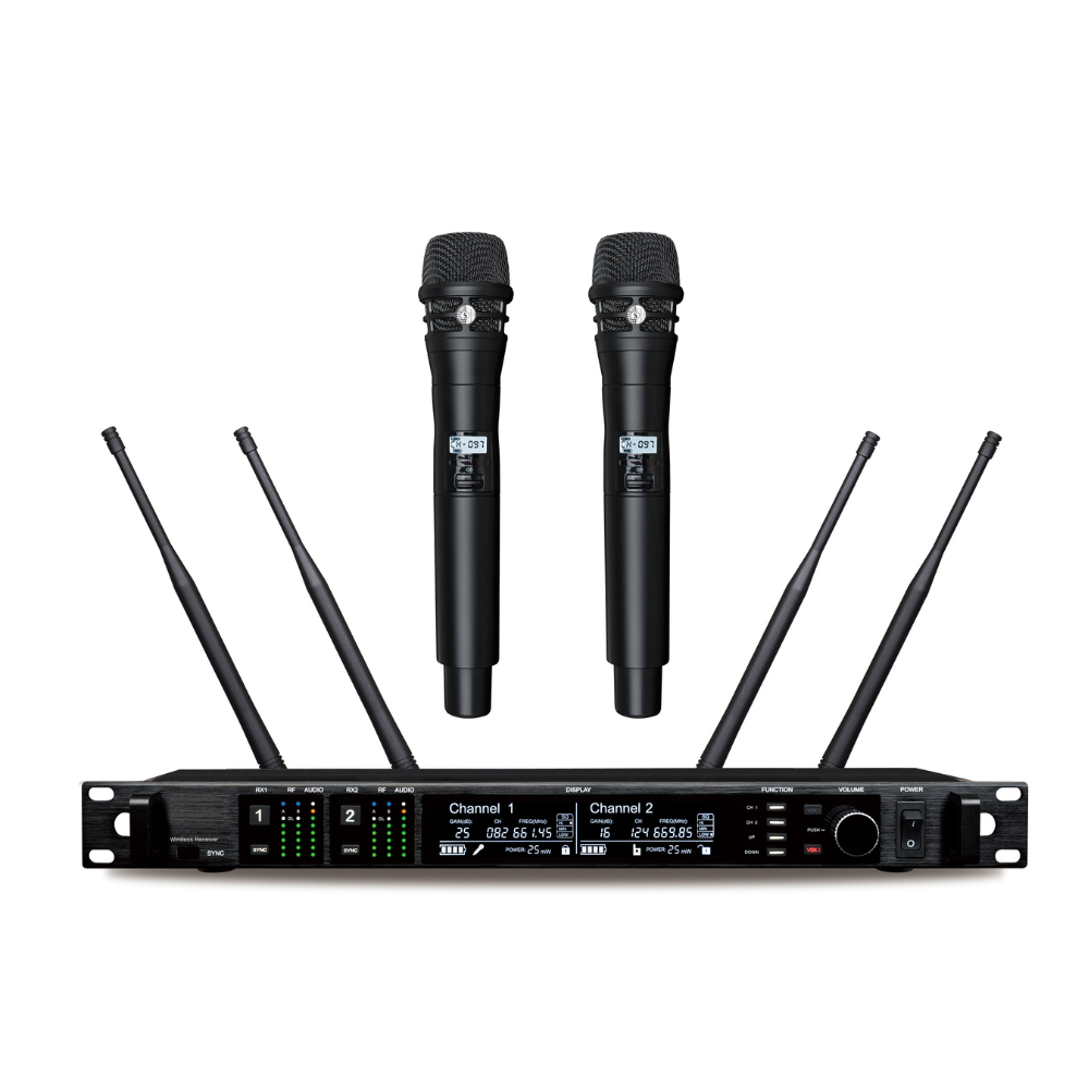 Ribbon Microphone - AD4D 2-канальный профессиональный беспроводной микрофон с