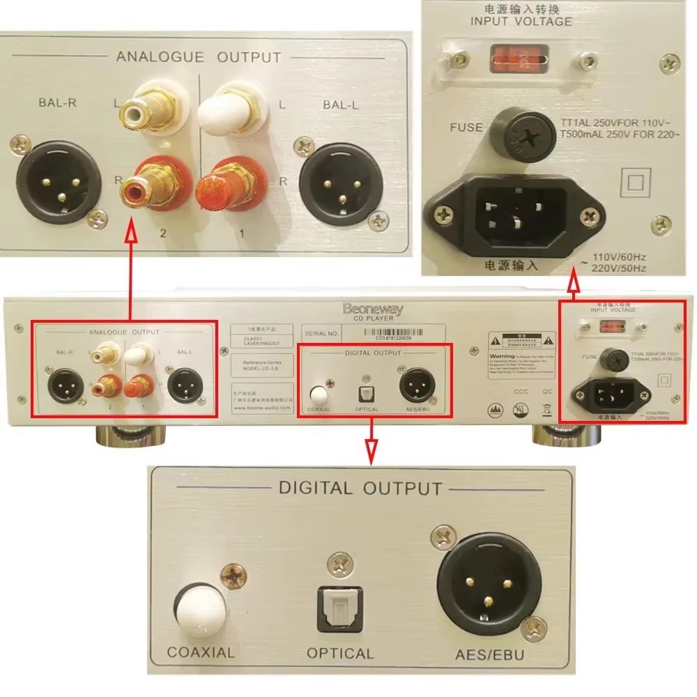 SUNBUCK CD-плеер с обратной св – обзор и цена Audio Dac
