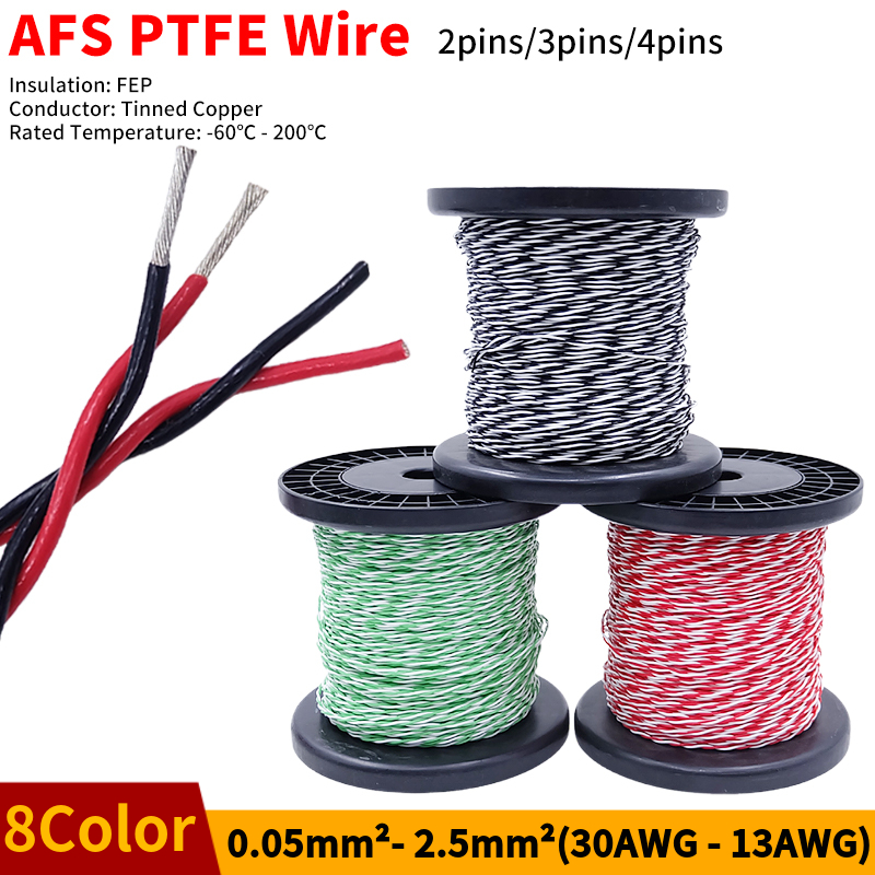 Провод из ПТФЭ AFS200, 2 конта – обзор и цена Audio Jumper Wire