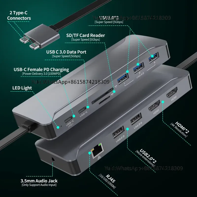 Популярная док-станция с двумя – обзор и цена Rj45 Jack
