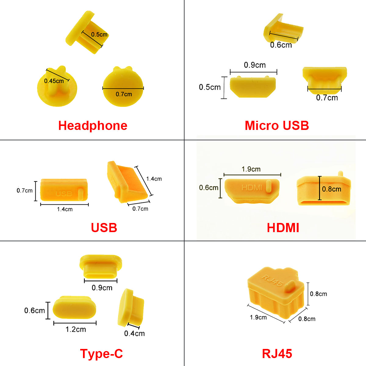 JCD 10 шт. силиконовые заглушк – обзор и цена Mdi Cable