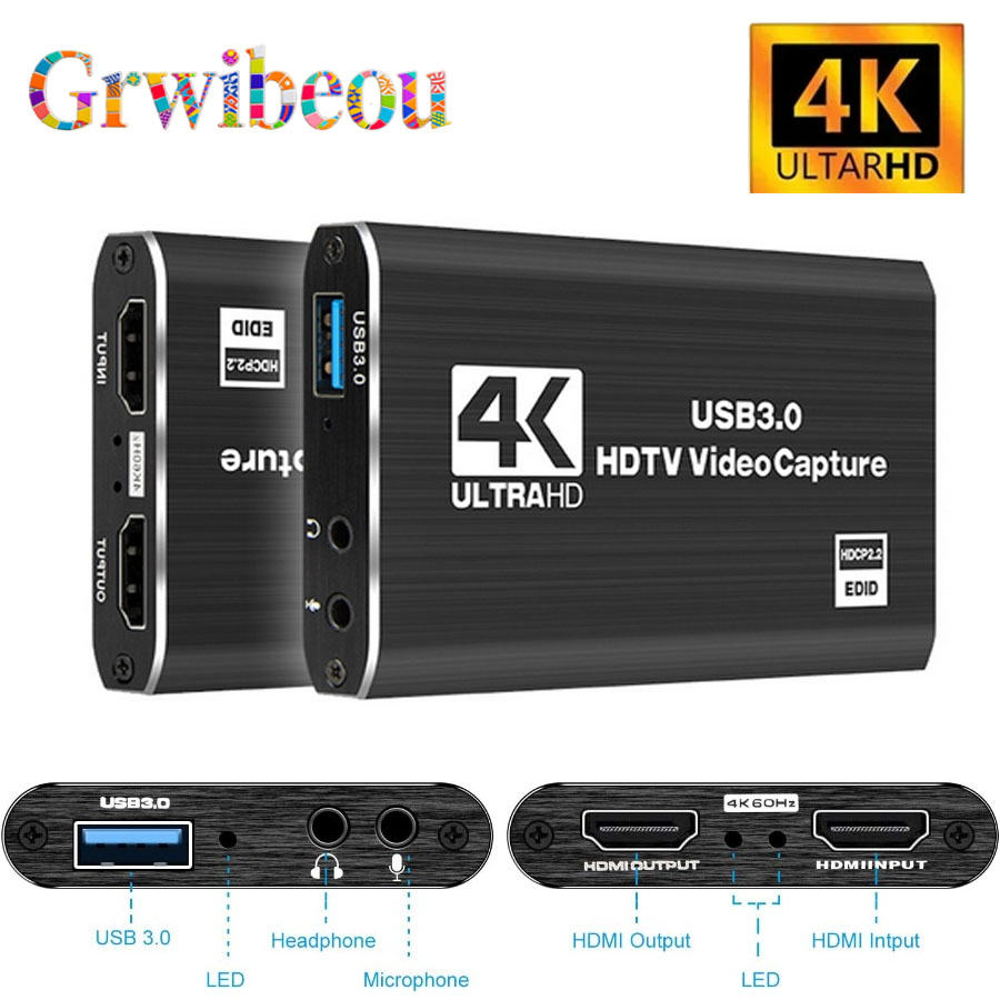 4K USB 3.0 карта видеозахвата  – обзор и цена Usb Sound Card
