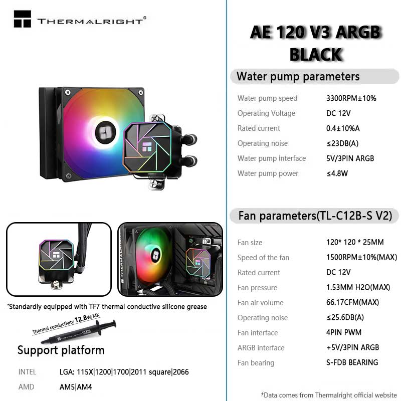 Thermalright AQUA ELITE 120 V3 – обзор и цена Heatsink Aluminum