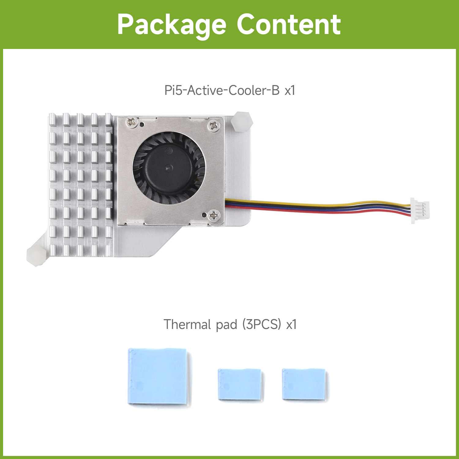 Waveshare Active Cooler (B) дл – обзор и цена Heatsink Aluminum